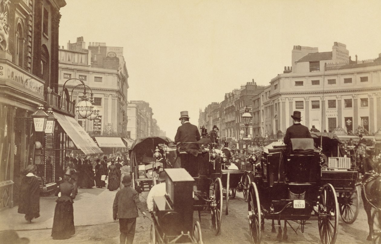 Regent Circus, London, c.1880 by Unknown