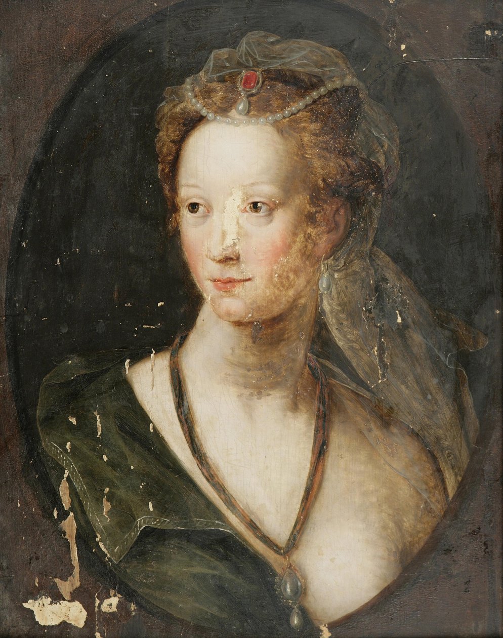 Head of a Woman by Flemish