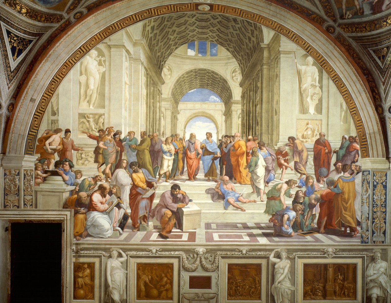 The School of Athens by Raffaello Sanzio Raphael