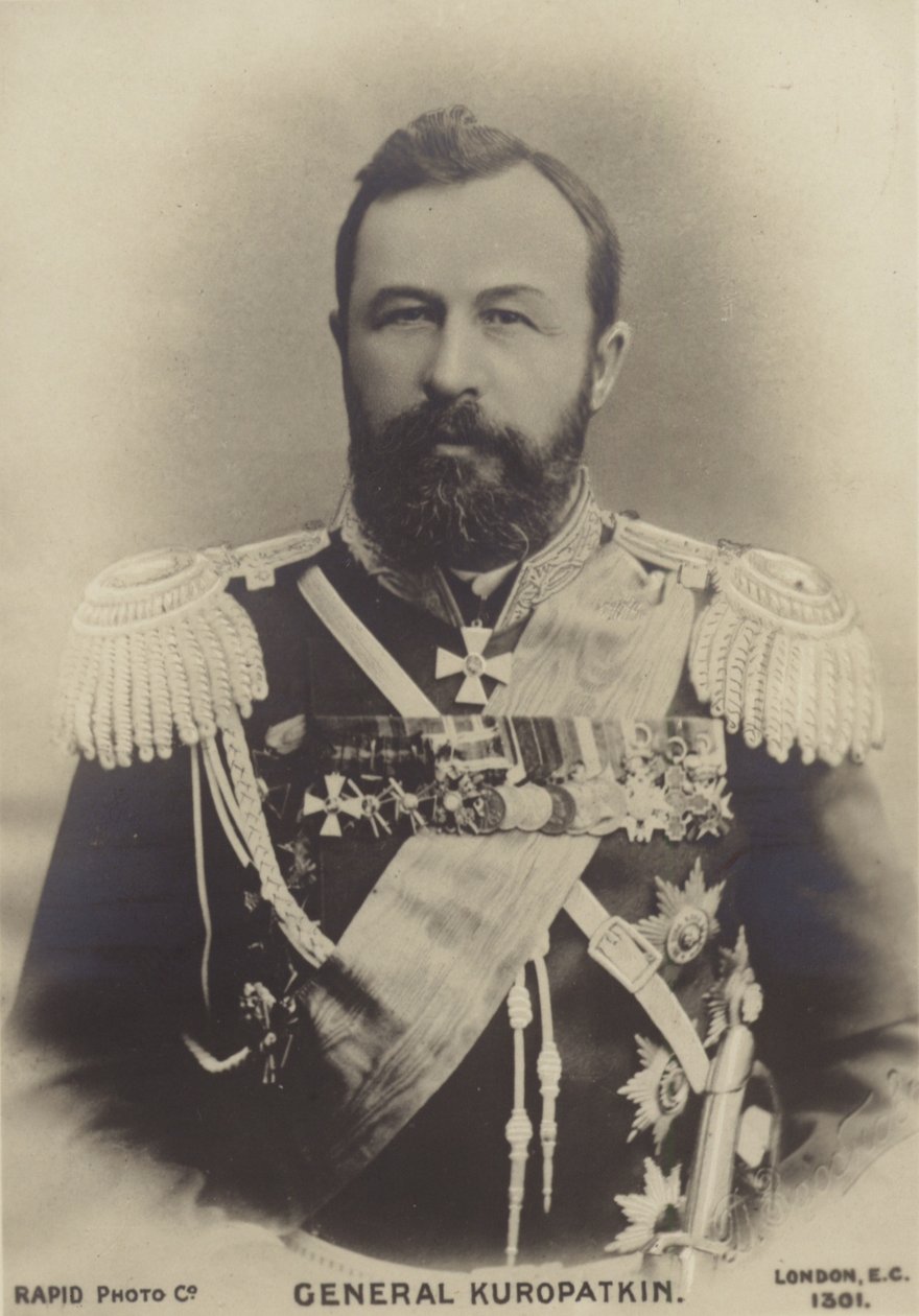 General Kuropatkin by Russian Photographer