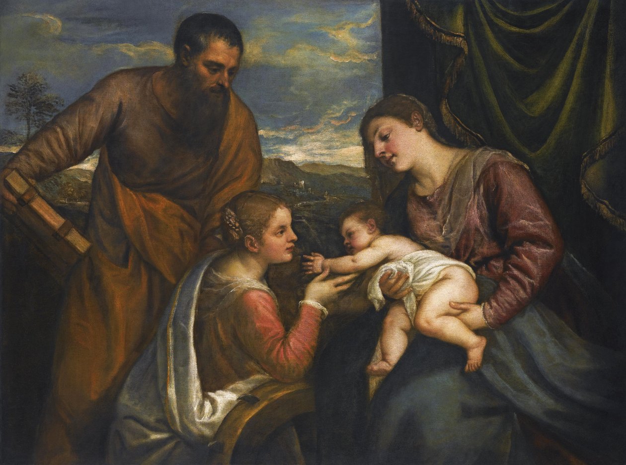 A Sacred Conversation by Tiziano Vecelli