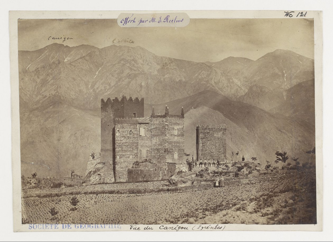 Château de Thorrent and View of Canigou by Unknown