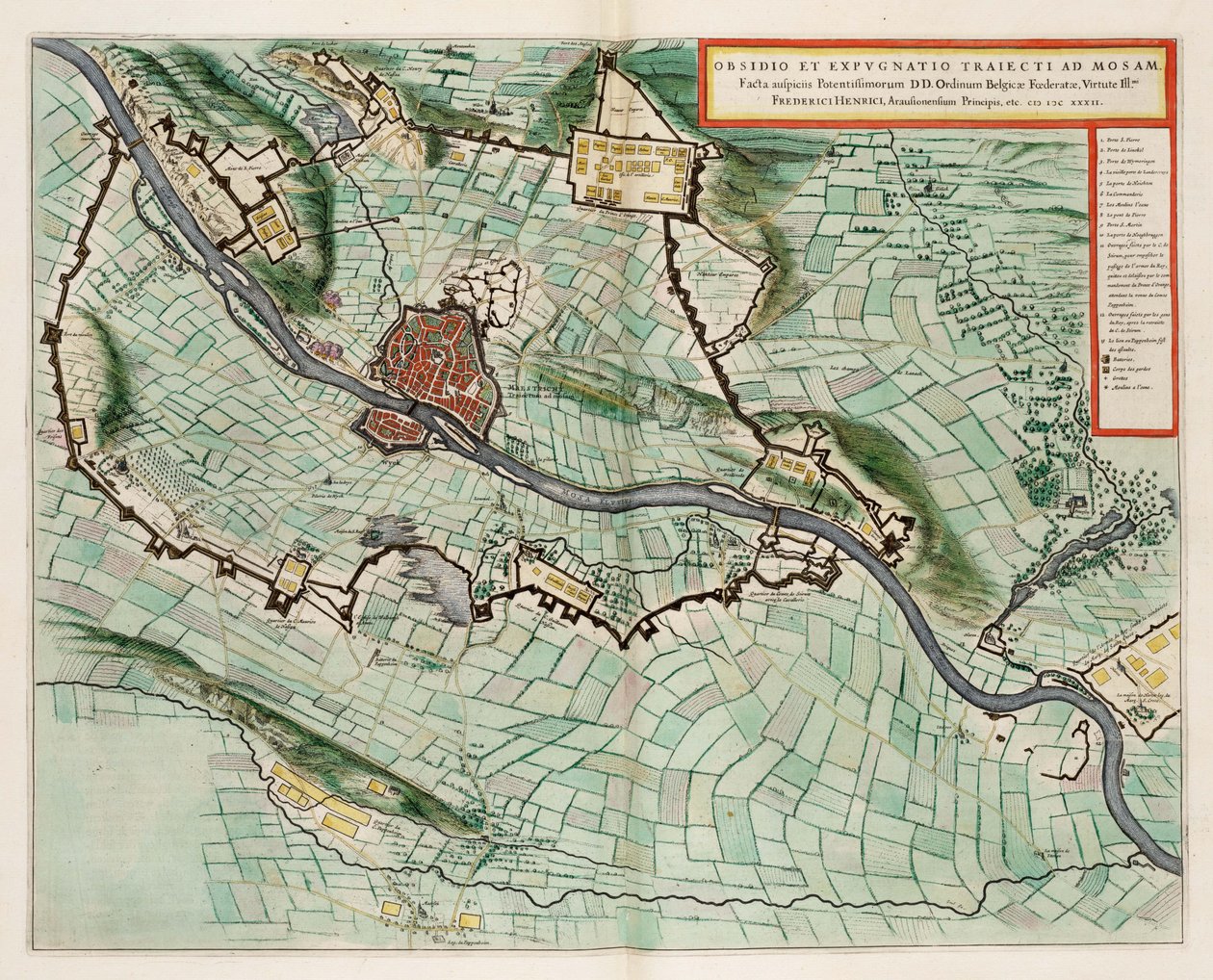 Siege and Capture of Maastricht by Frederick Henry in 1632 by Unknown