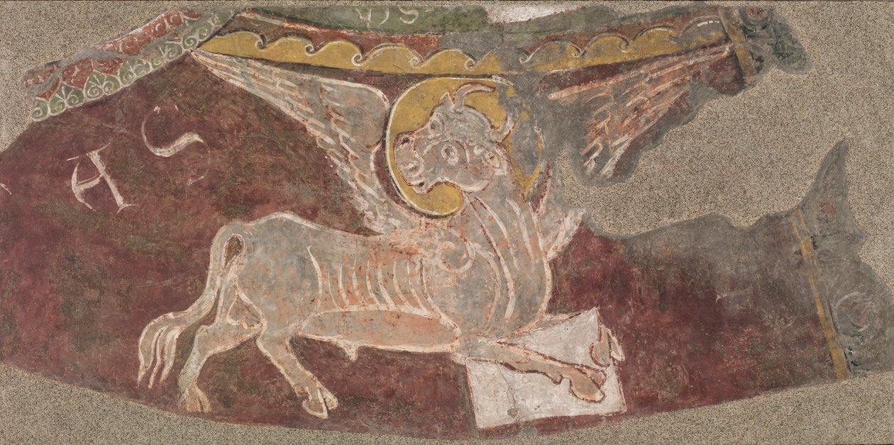 Winged Ox of Saint Luke from Sant Esteve d