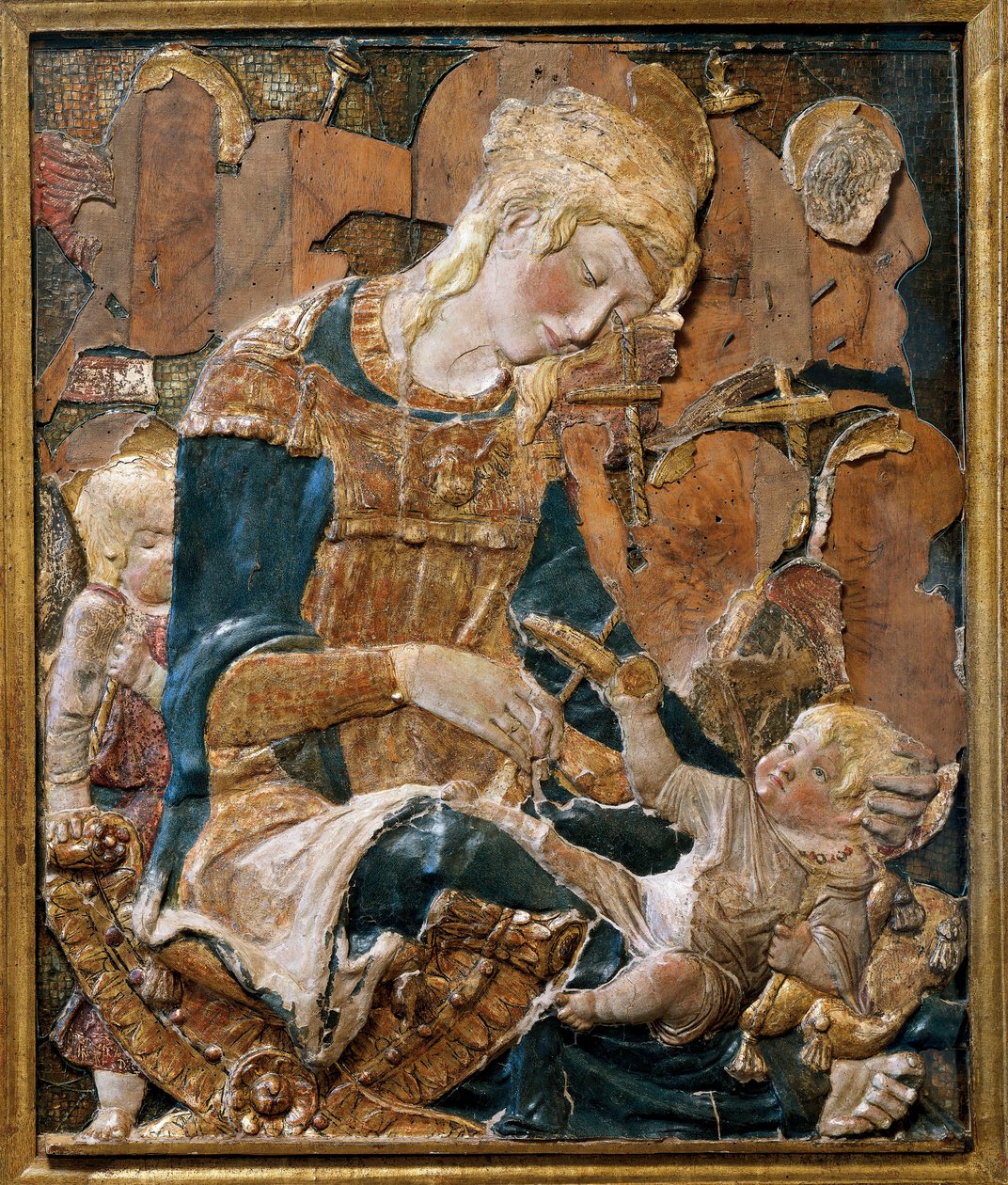 Madonna and Child (bas relief) by (attr. to) Donatello