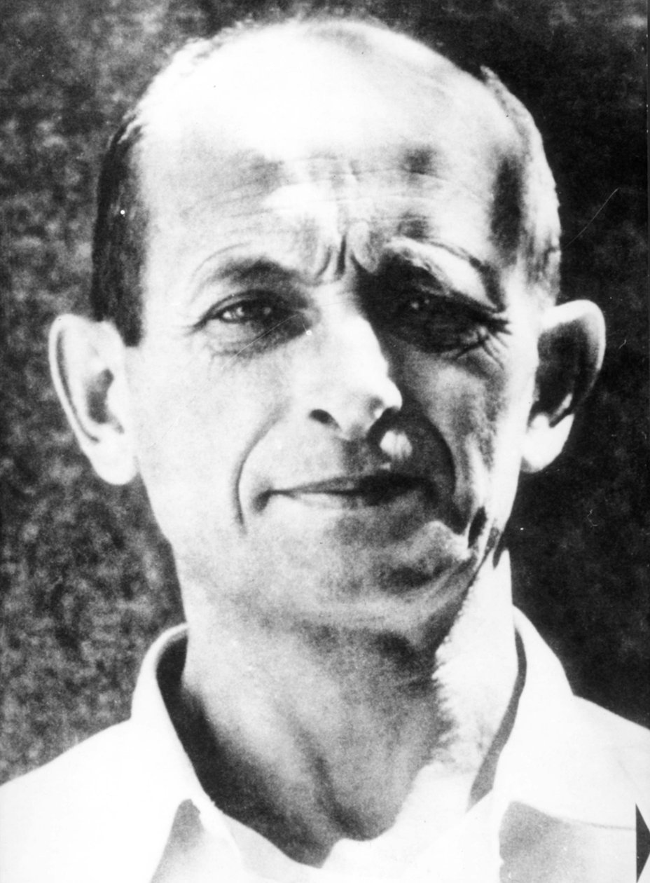 Adolf Eichmann, One of the Founders of Gas Chambers and Other Extermination Equipment in Auschwitz, After Arrest in Israel, World War II by Unknown