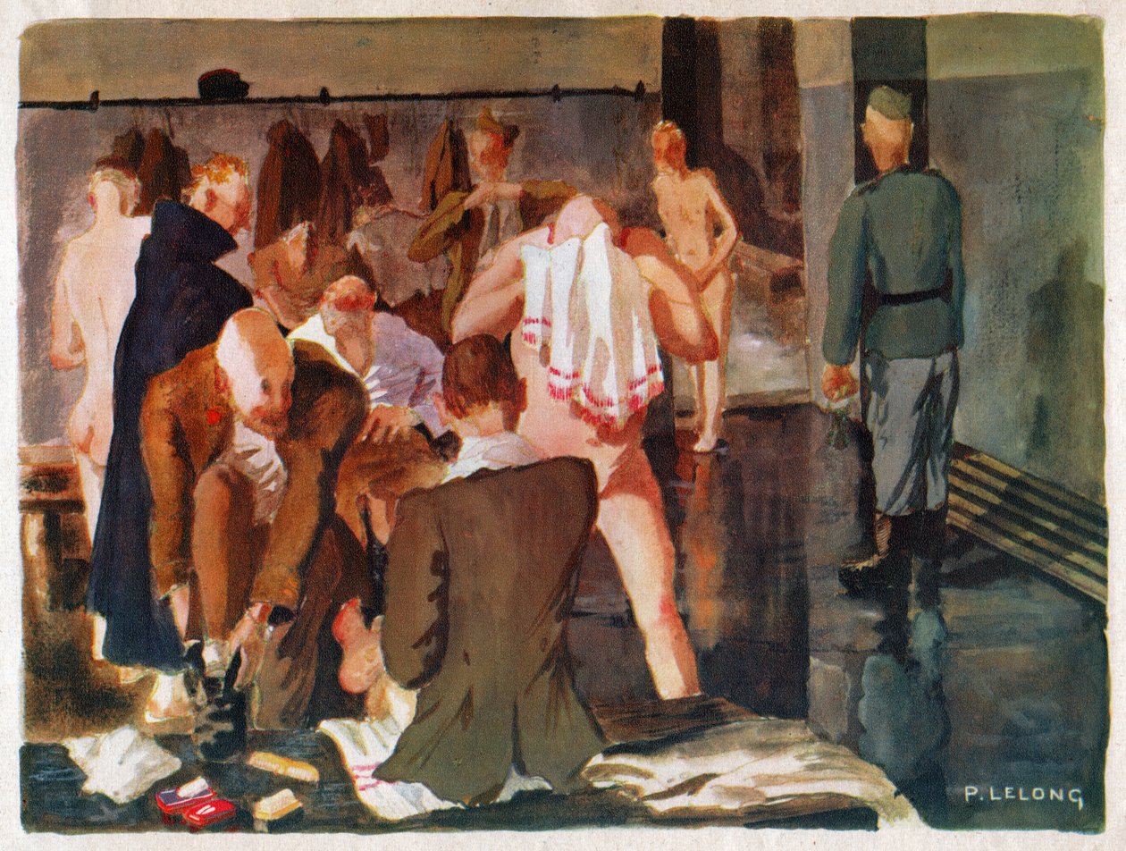 Prisoners camp in Germany by Unknown