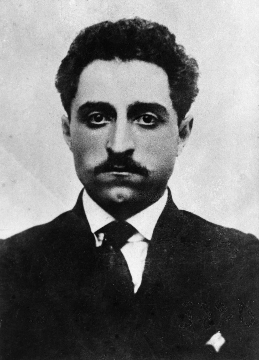 Grigoriy Konstantinovich Ordzhonikidze (Sergo Ordzhonikidze) When He Was a Student of the Bolshevik Party School in Longjumeau, 1911 by Unknown