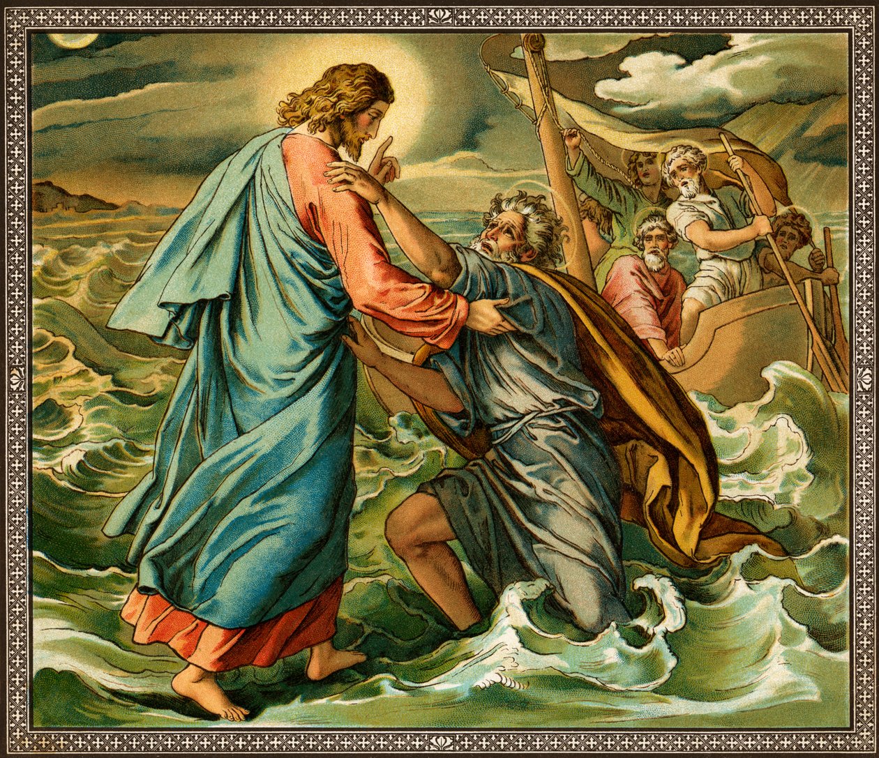 Jesus Rebuking Peter