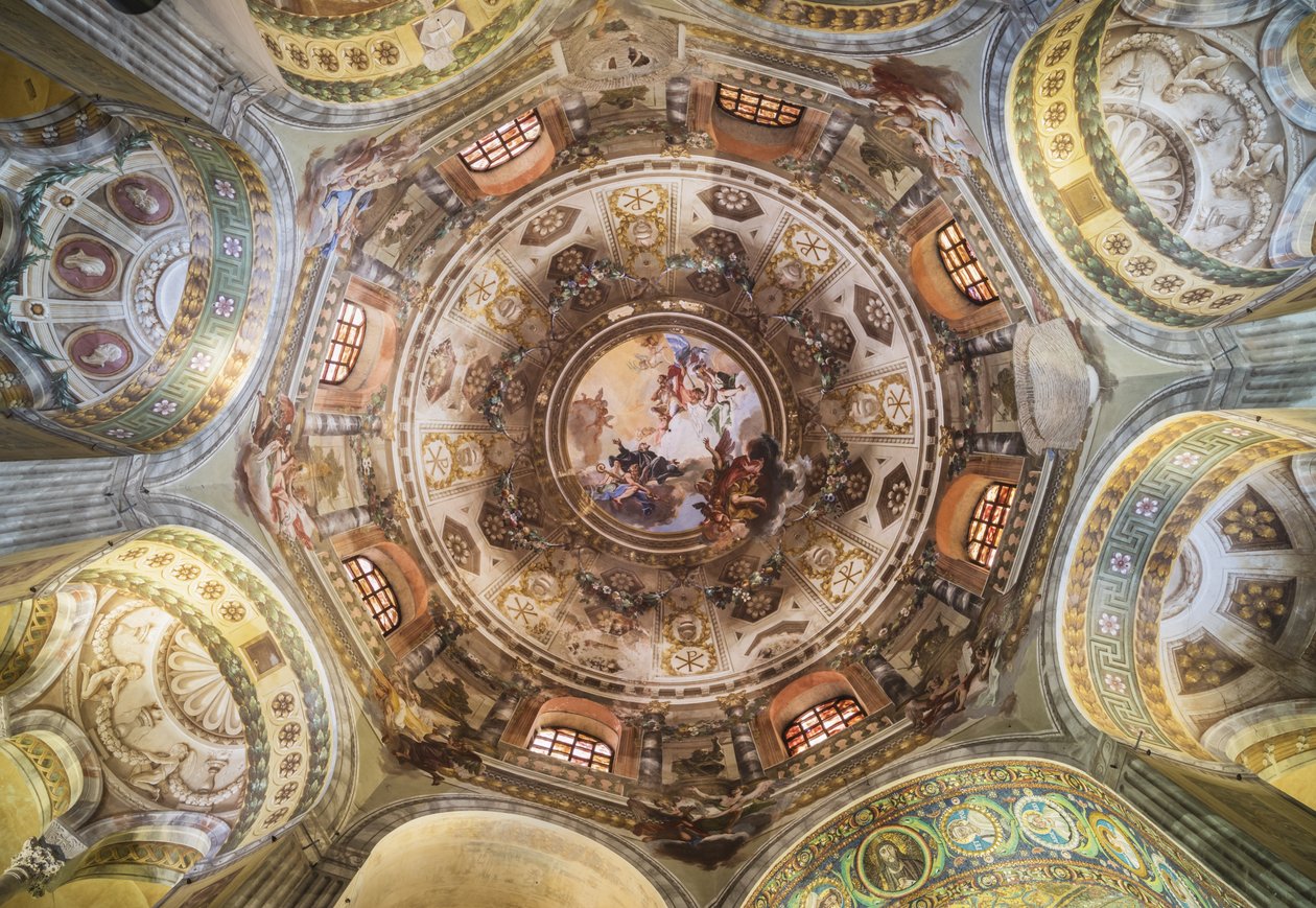 The Cupola in San Vitale Basilica, Ravenna, Italy by Unknown