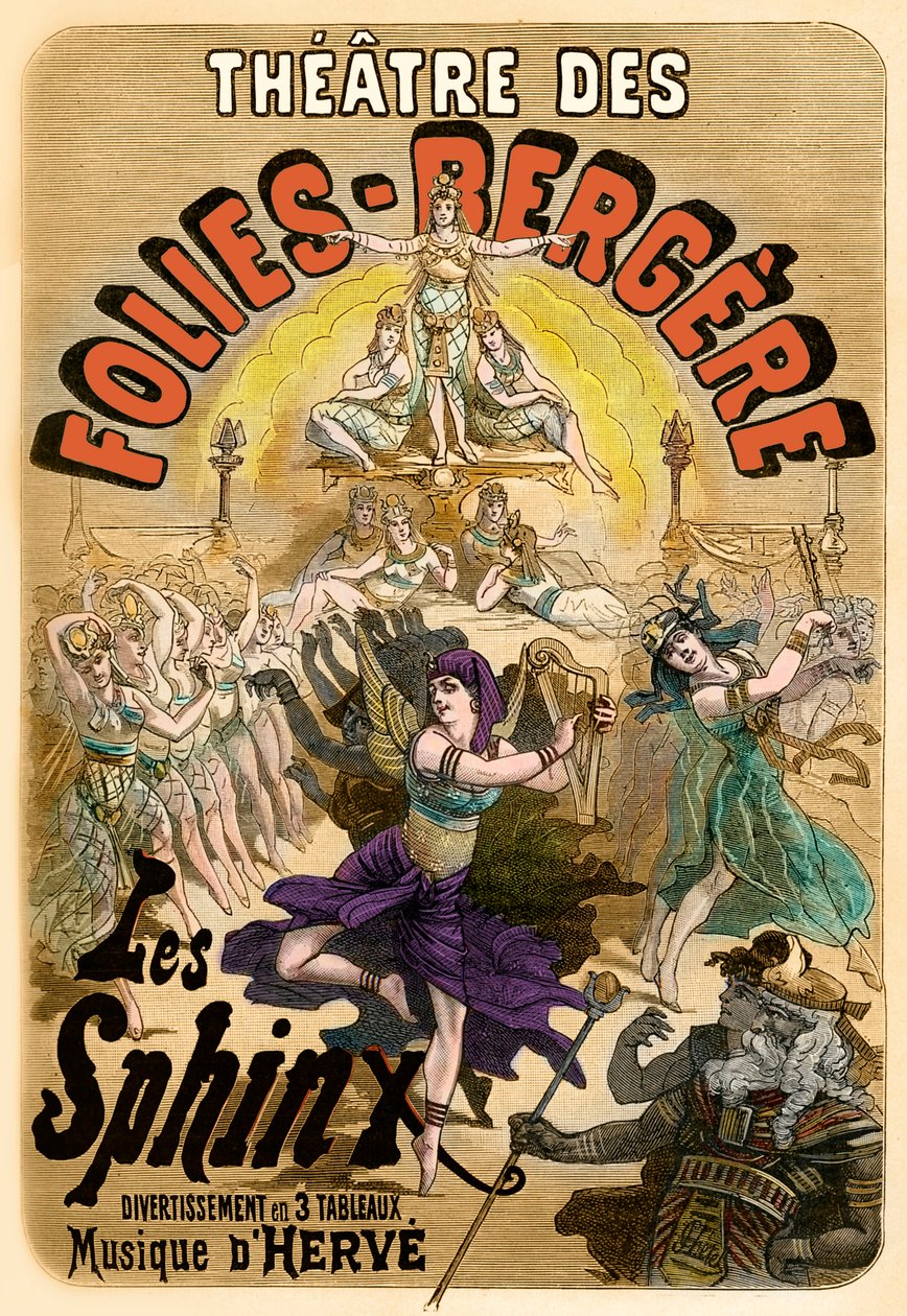 Théâtre des Folies-Bergère - Poster by Unknown