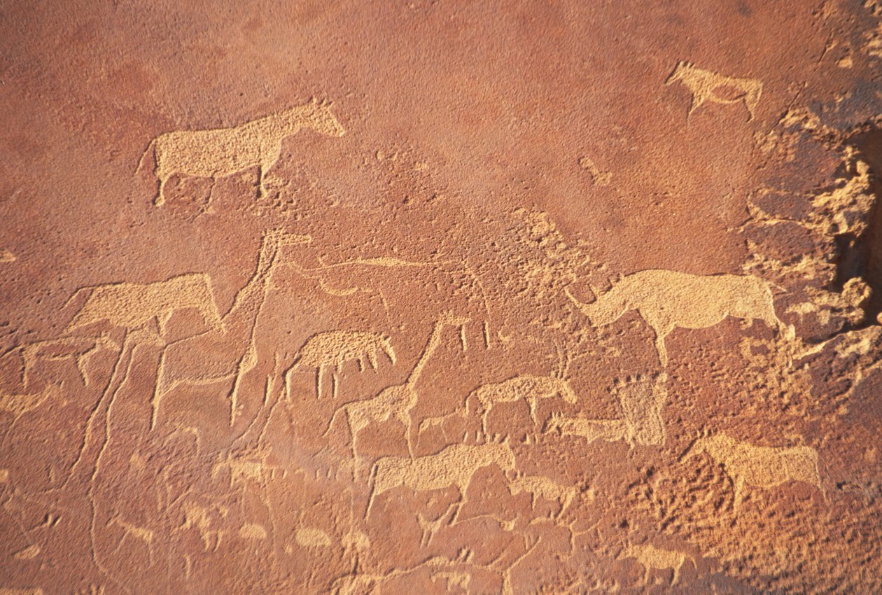 Twyfelfontein Rock Paintings, Namibia by Unknown