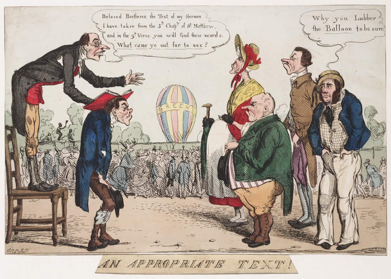 An Appropriate Text, c.1842 by English School