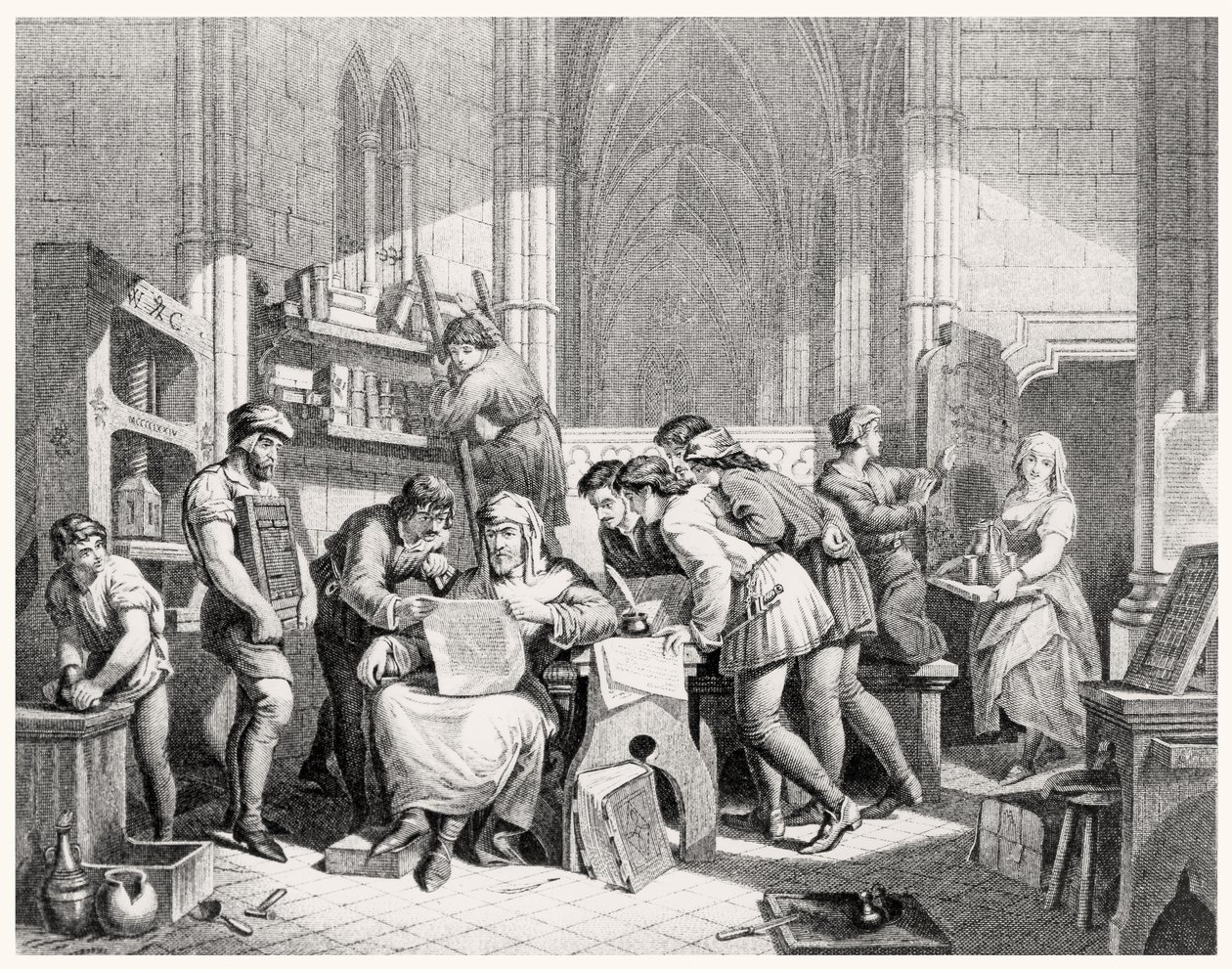 Introduction of the Art of Printing by English School