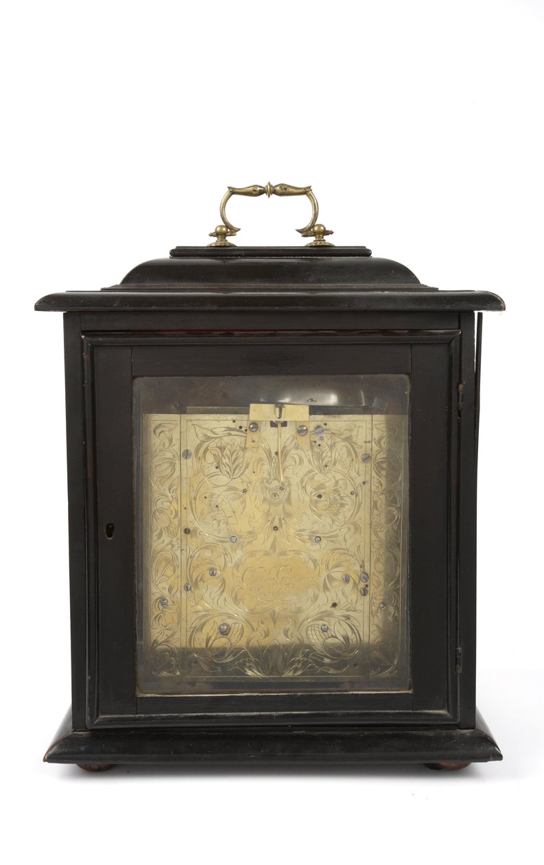 Reverse of the Gretton table clock by English School
