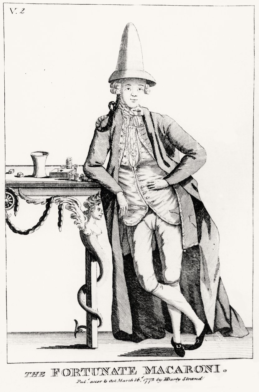 The Fortunate Macaroni, Published by N. Dandy, 16 March 1772 by English School