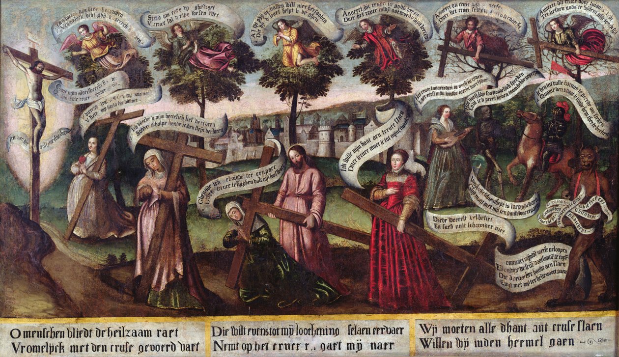 The Path of the Cross by Flemish School