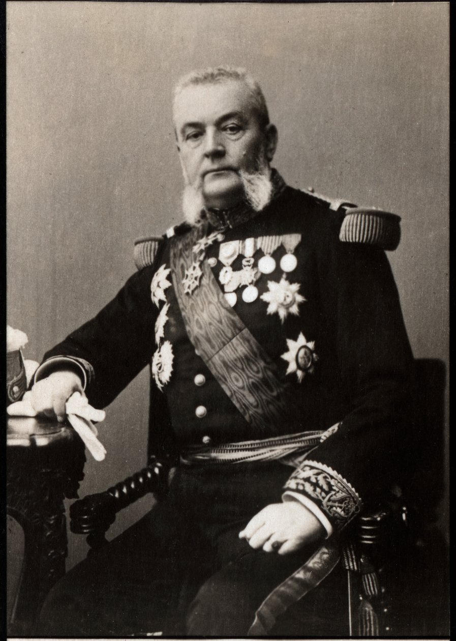 Portrait of Armand Besnard, French admiral by French Photographer