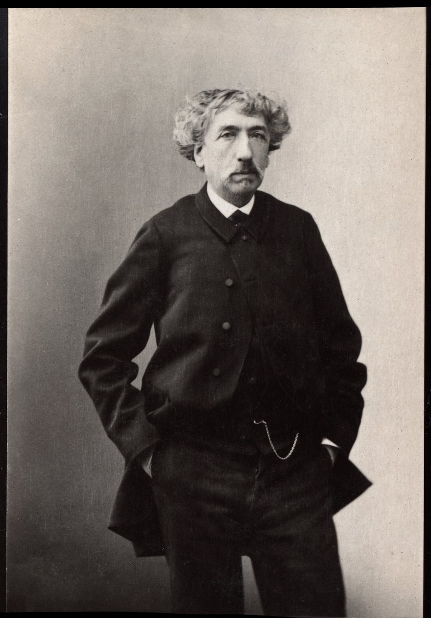 Portrait of Charles Garnier, French architect by French Photographer