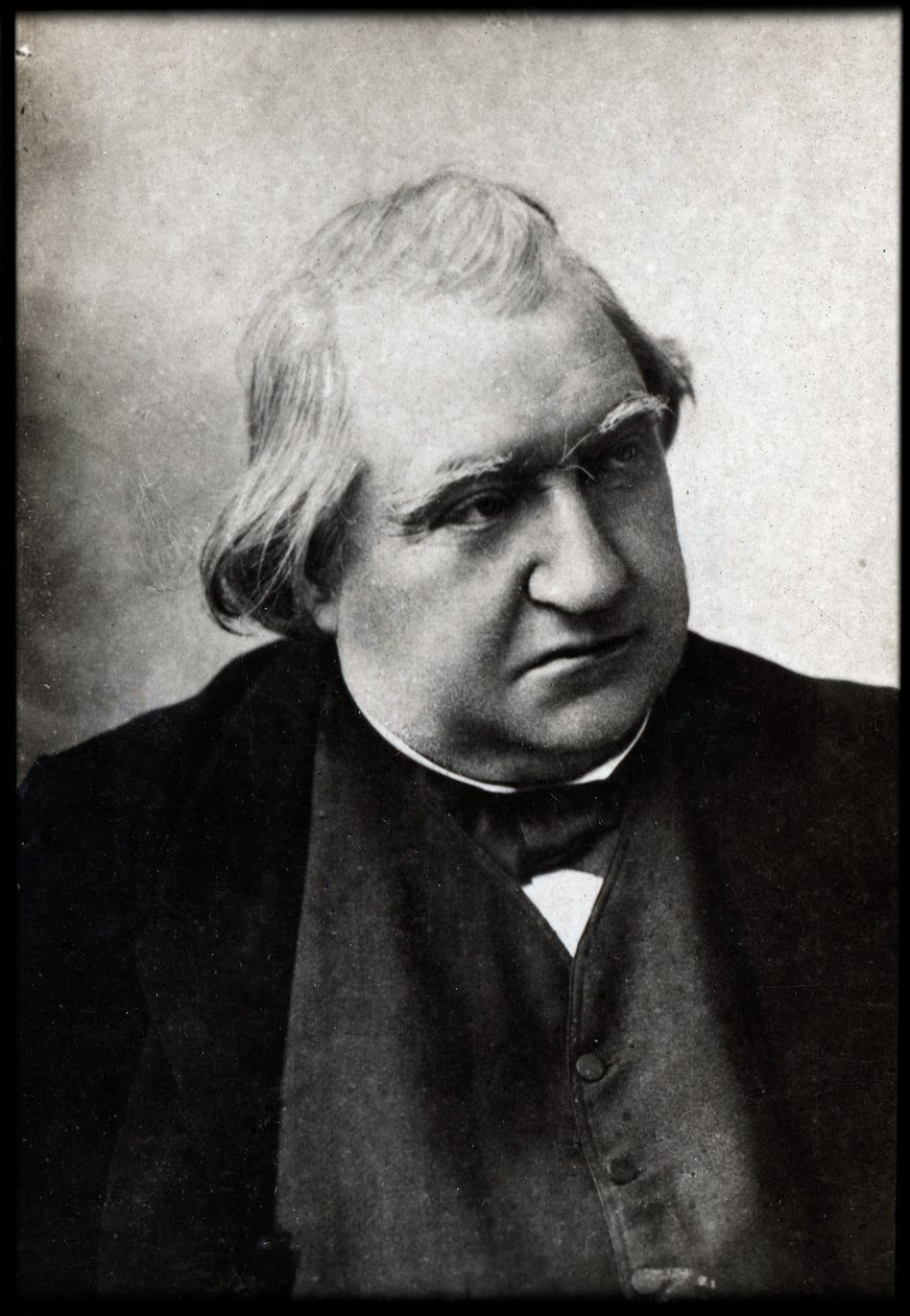 Portrait of Ernest Renan by French Photographer