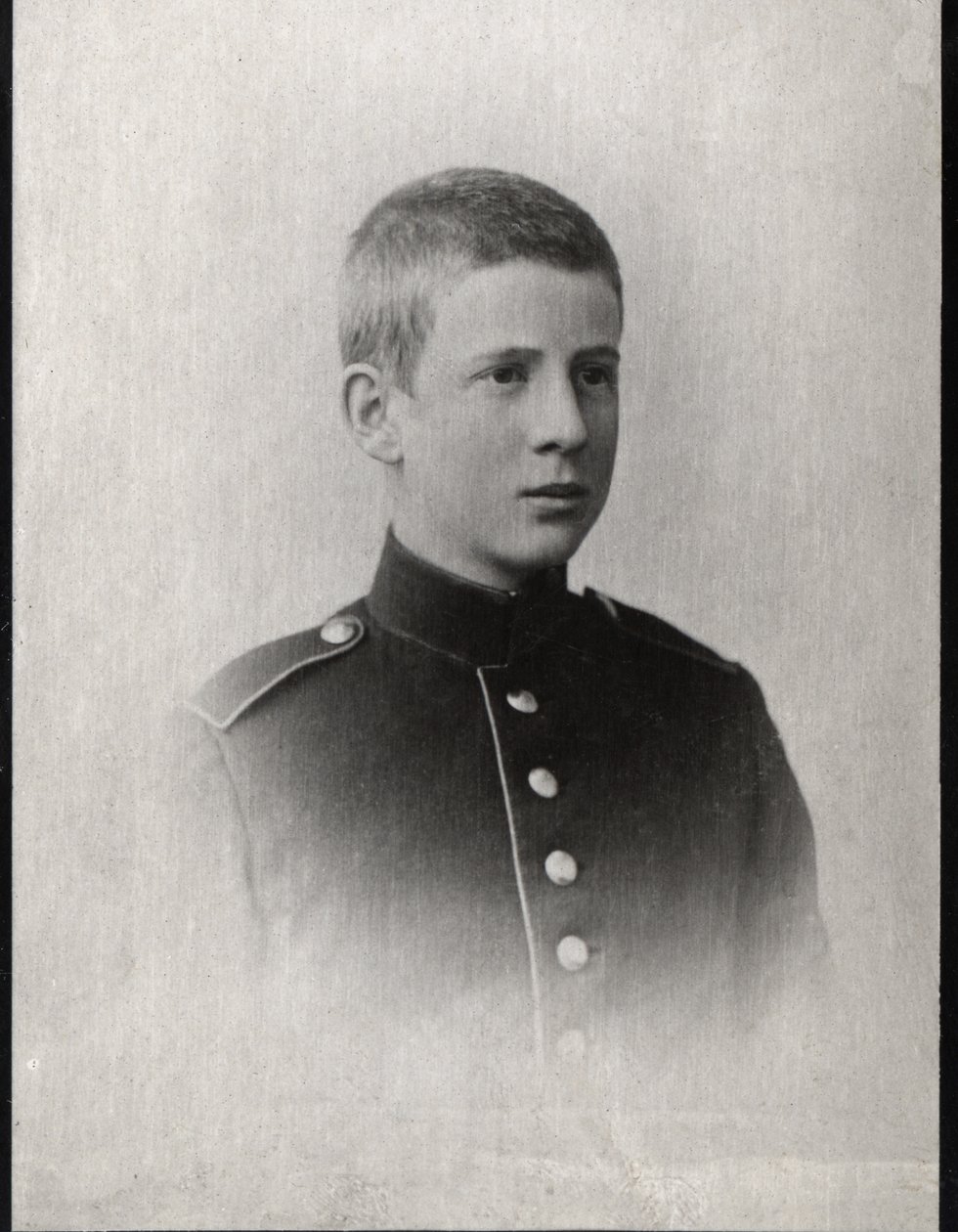 Portrait of Prince Andrew of Greece and Denmark by French Photographer