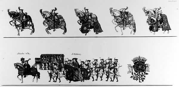 A Procession to the Joust by French School