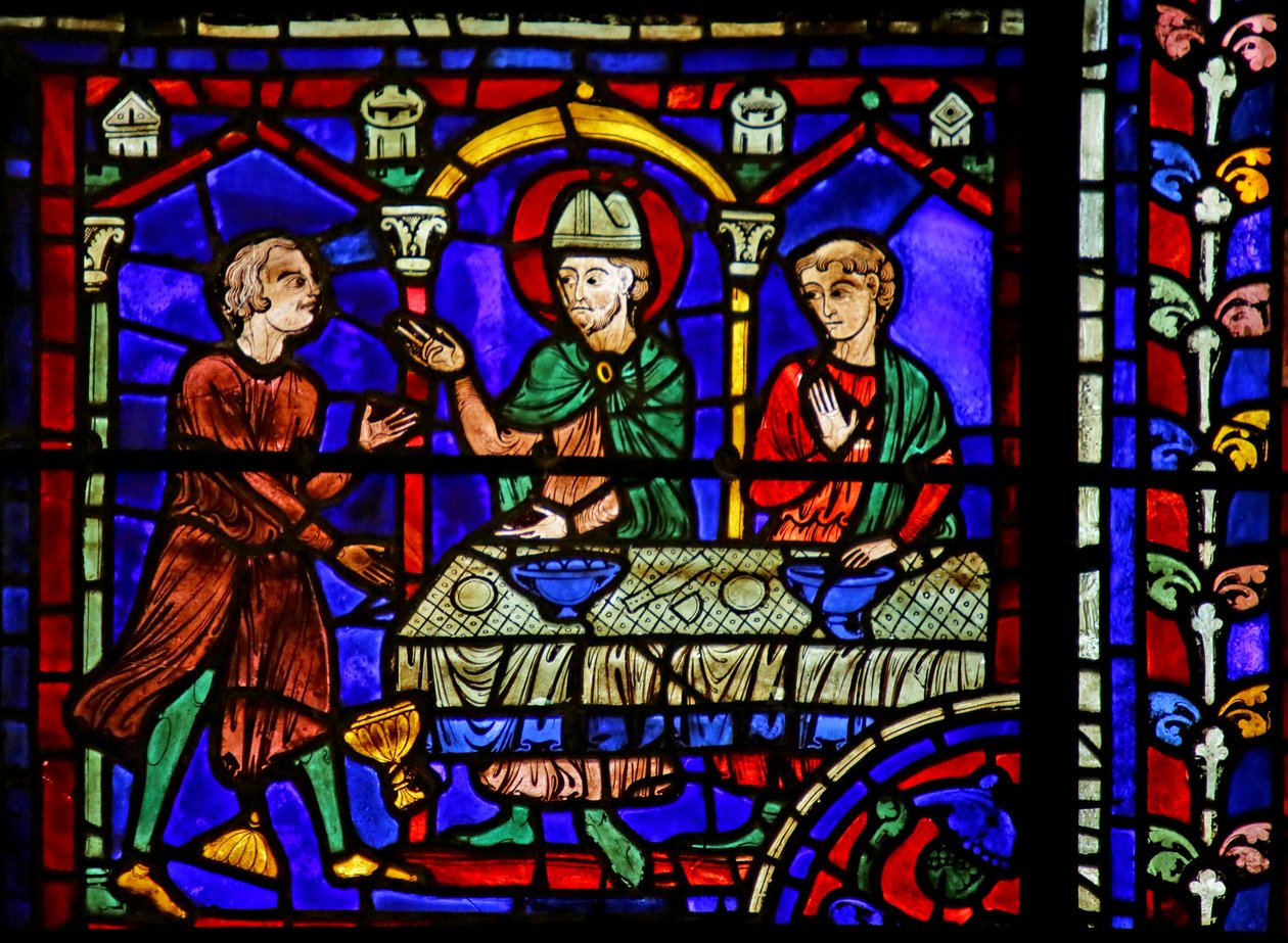 Scene from the Life of St. Martin, Chartres Cathedral by French School