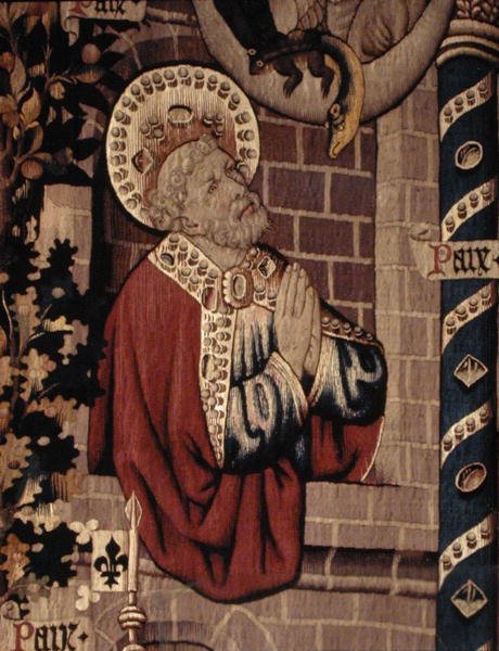 The Vision of Impure Animals and St. Peter at Prayer, from The Life of St. Peter by French School