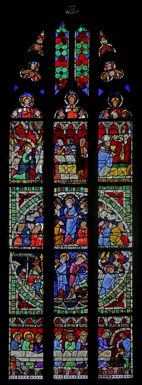 Window Depicting the Saint John Window by French School