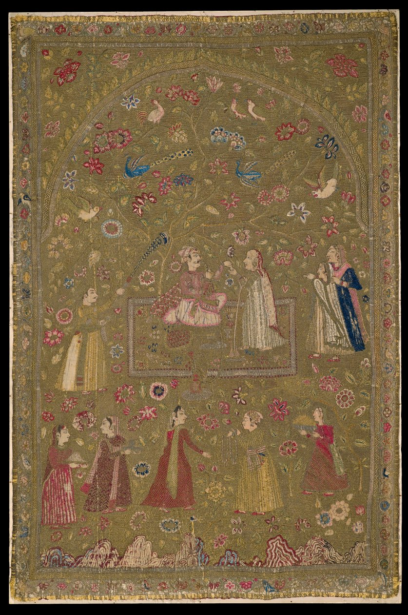 Textile Hanging by Indian School