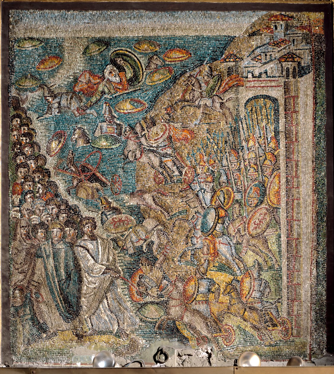 Scene from the Book of Moses: The parting of the Red Sea by Italian School