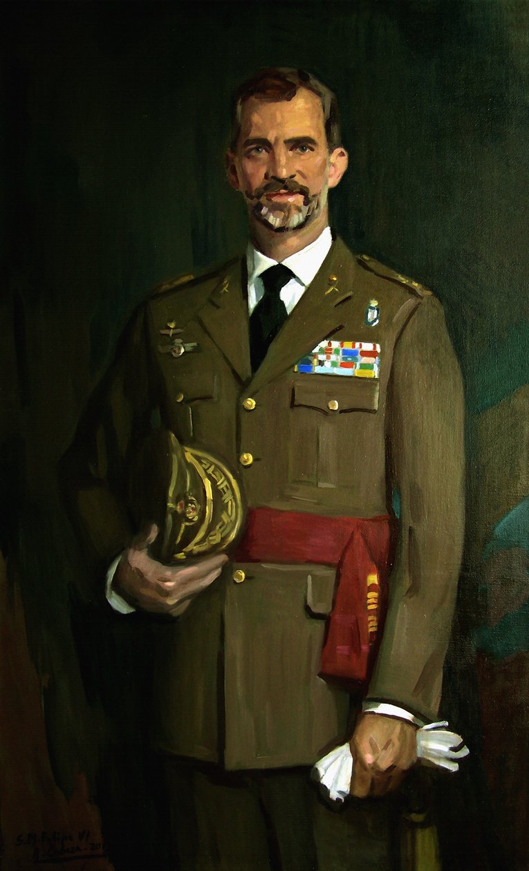Portrait of Felipe VI by Alejandro Cabeza