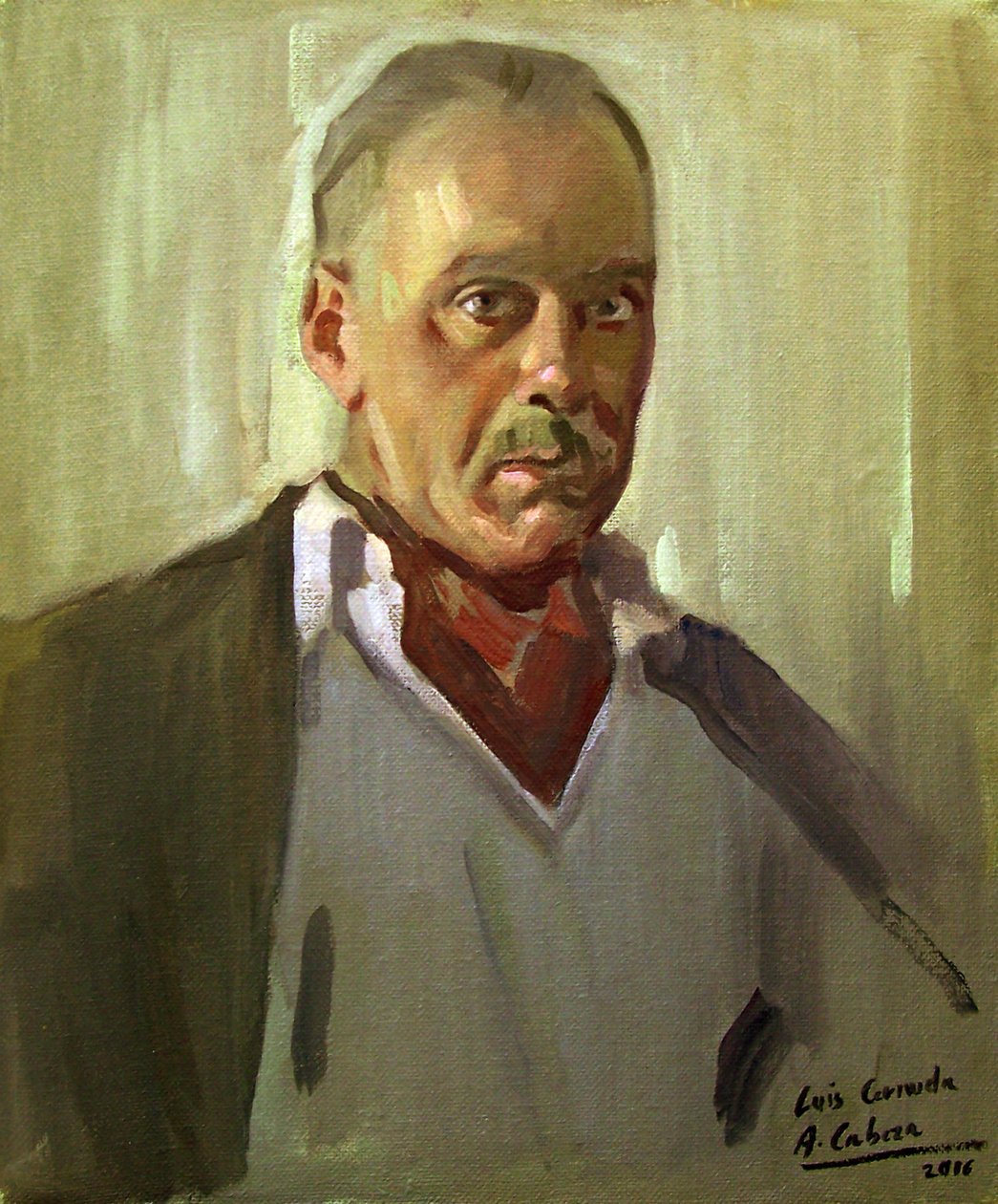 Portrait of Luis Cernuda by Alejandro Cabeza