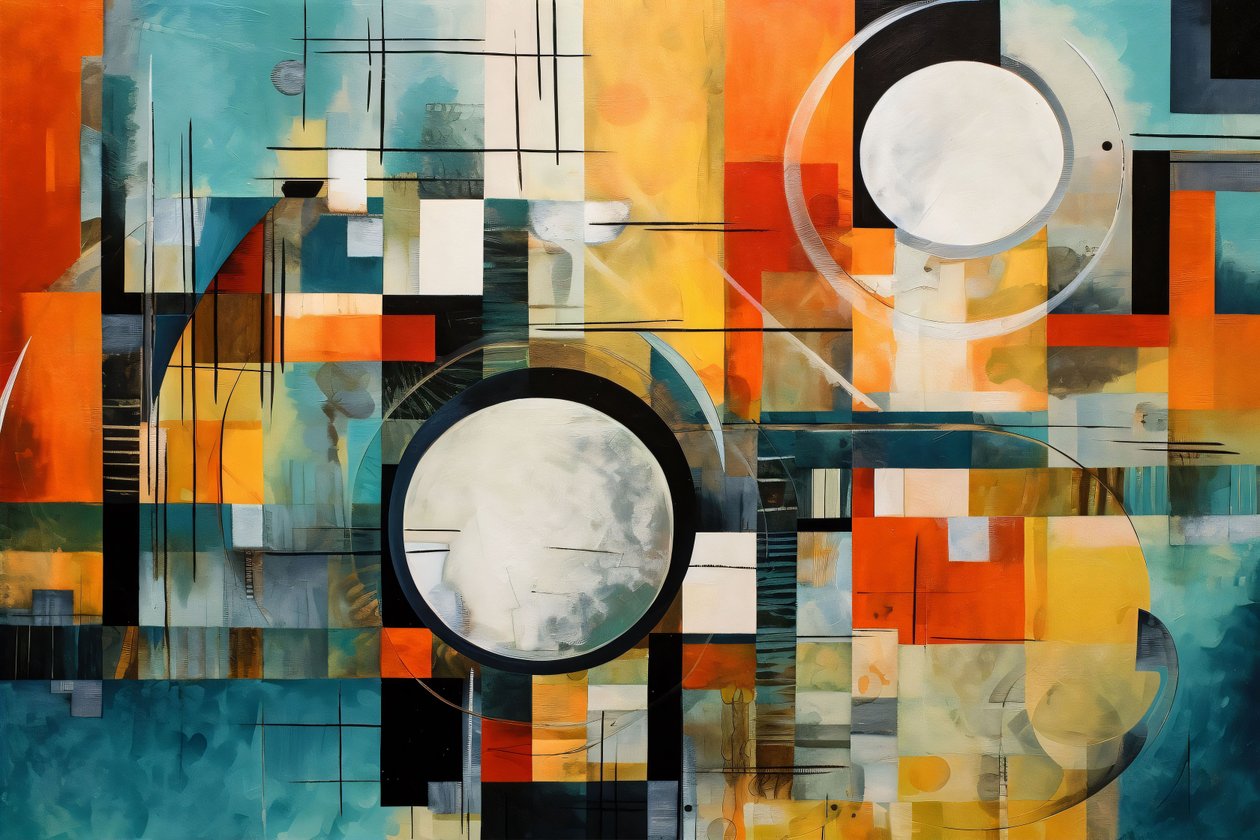 Spiral Design, Abstract Composition by F. Abderrahim
