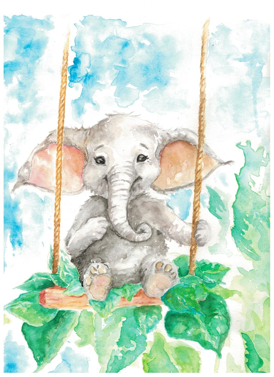 Little Swinging Elephant by Phantalis