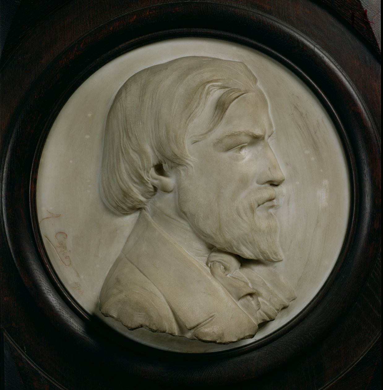 Relief Medallion of Frederic Ozanam by A. Corio