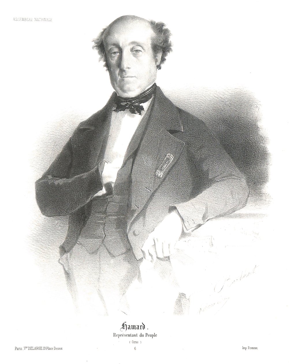 Portrait of Pascal HAMARD by A. Lemaire Berthet