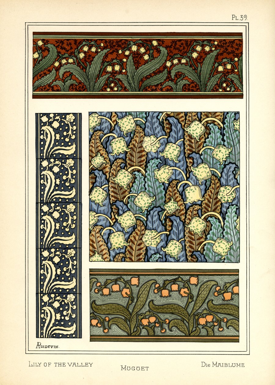 The Lily of the Valley by A. Poidevin
