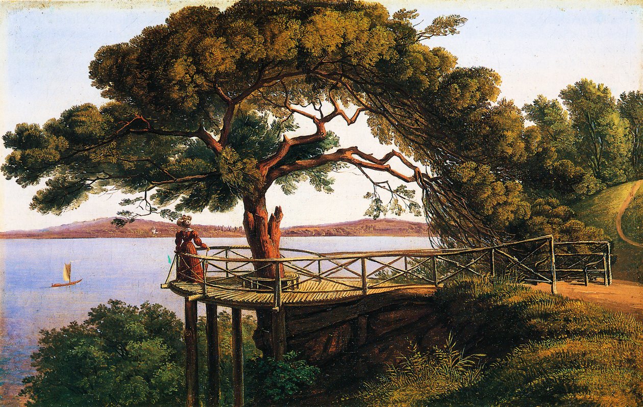 The Tree Pulpit in Klein-Glienicke Park by A. W. F. Schirmer
