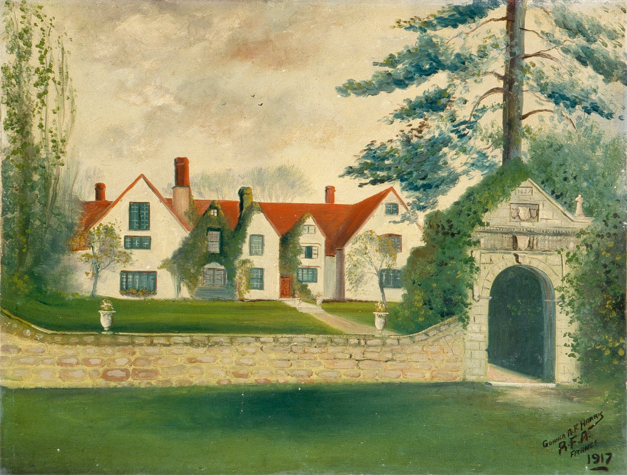 Manor House in France by A. F. Harris