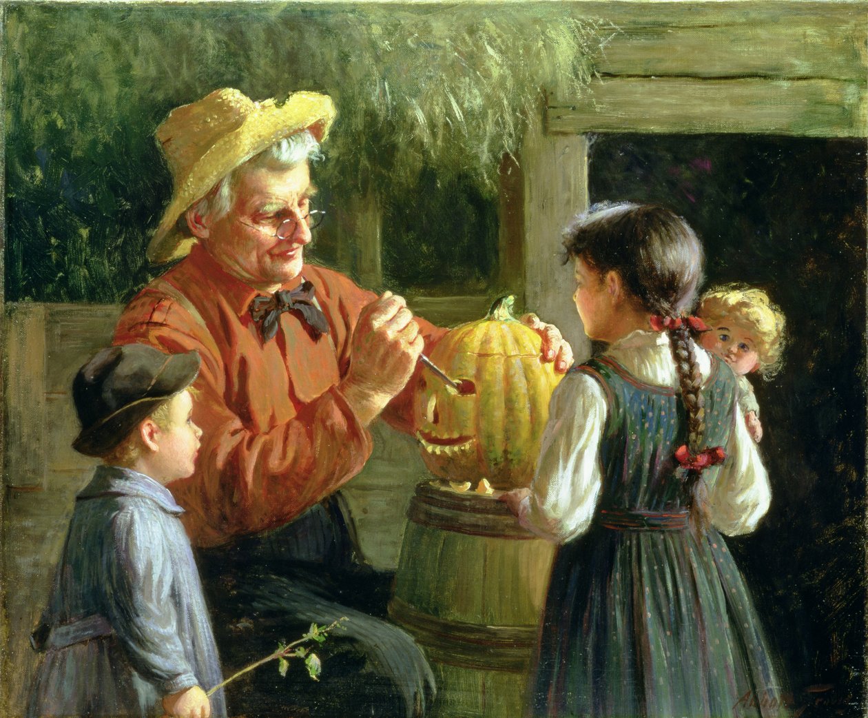Jack-o-Lantern by Abbott Fuller Graves