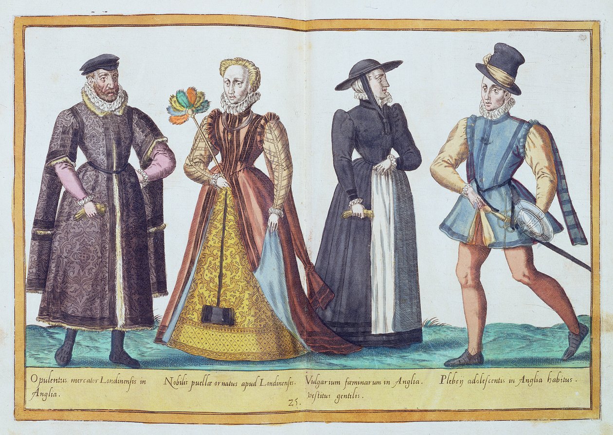 Sixteenth Century English Costumes from 