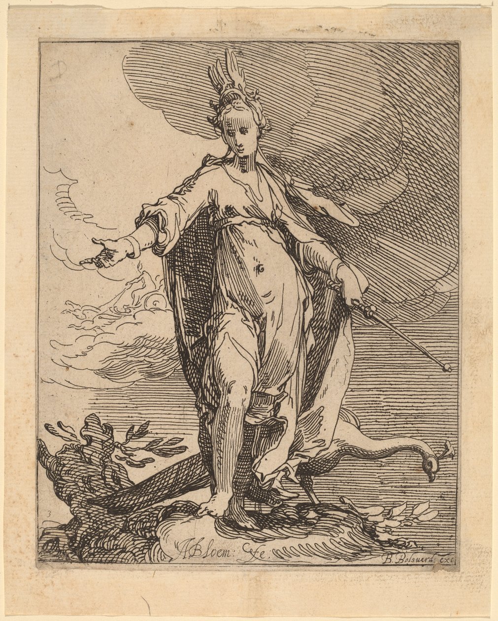 Juno by Abraham Bloemaert