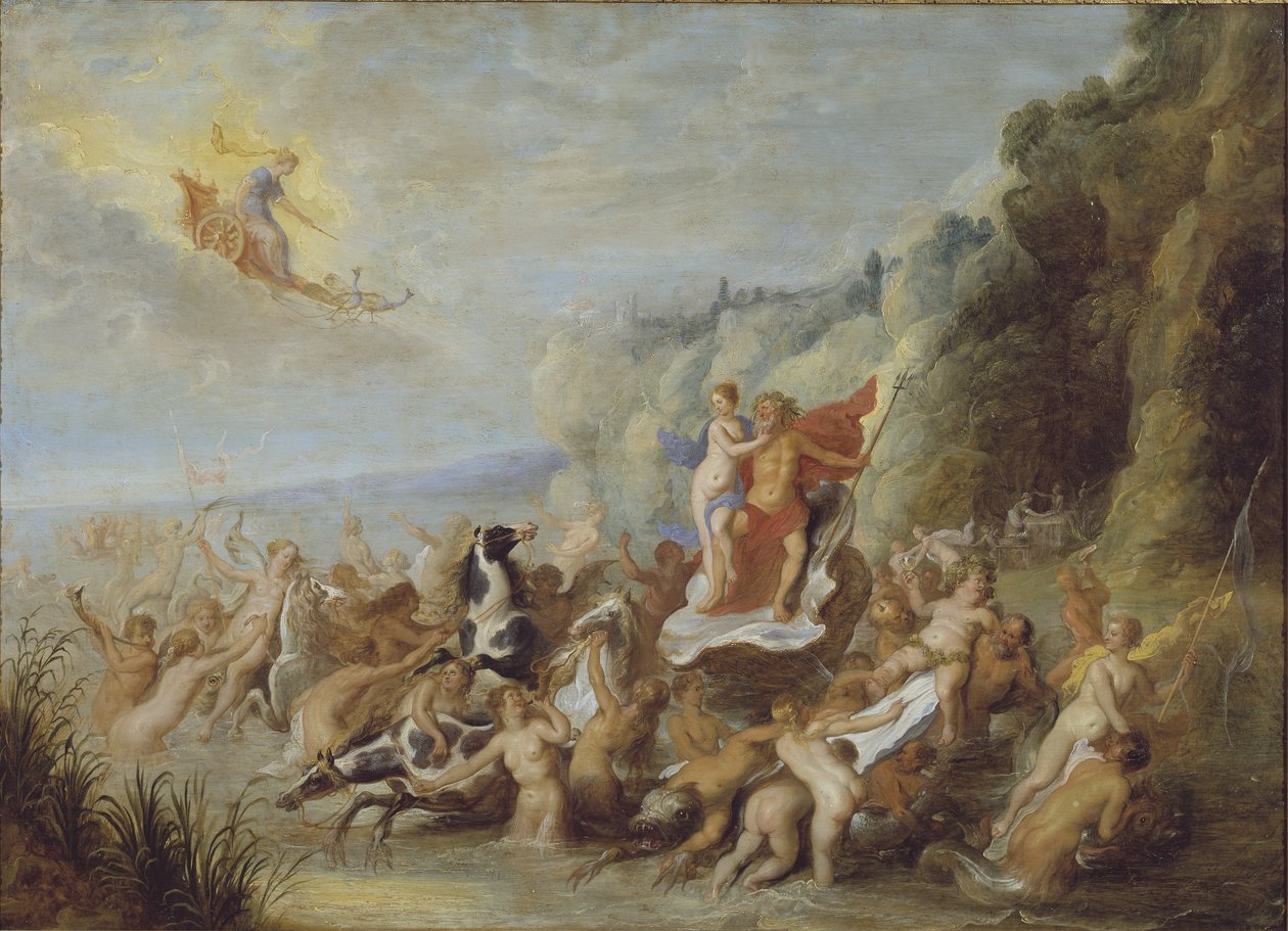 Neptune and Amphitrite by Abraham Jansz. van Diepenbeeck