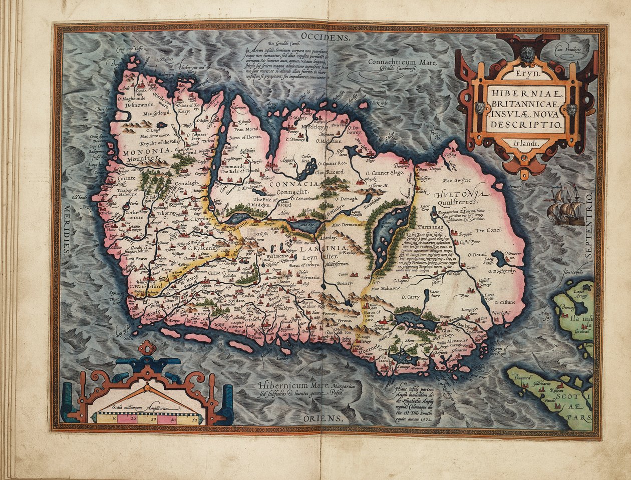 New description of Ireland, the British Isles by Abraham Ortelius