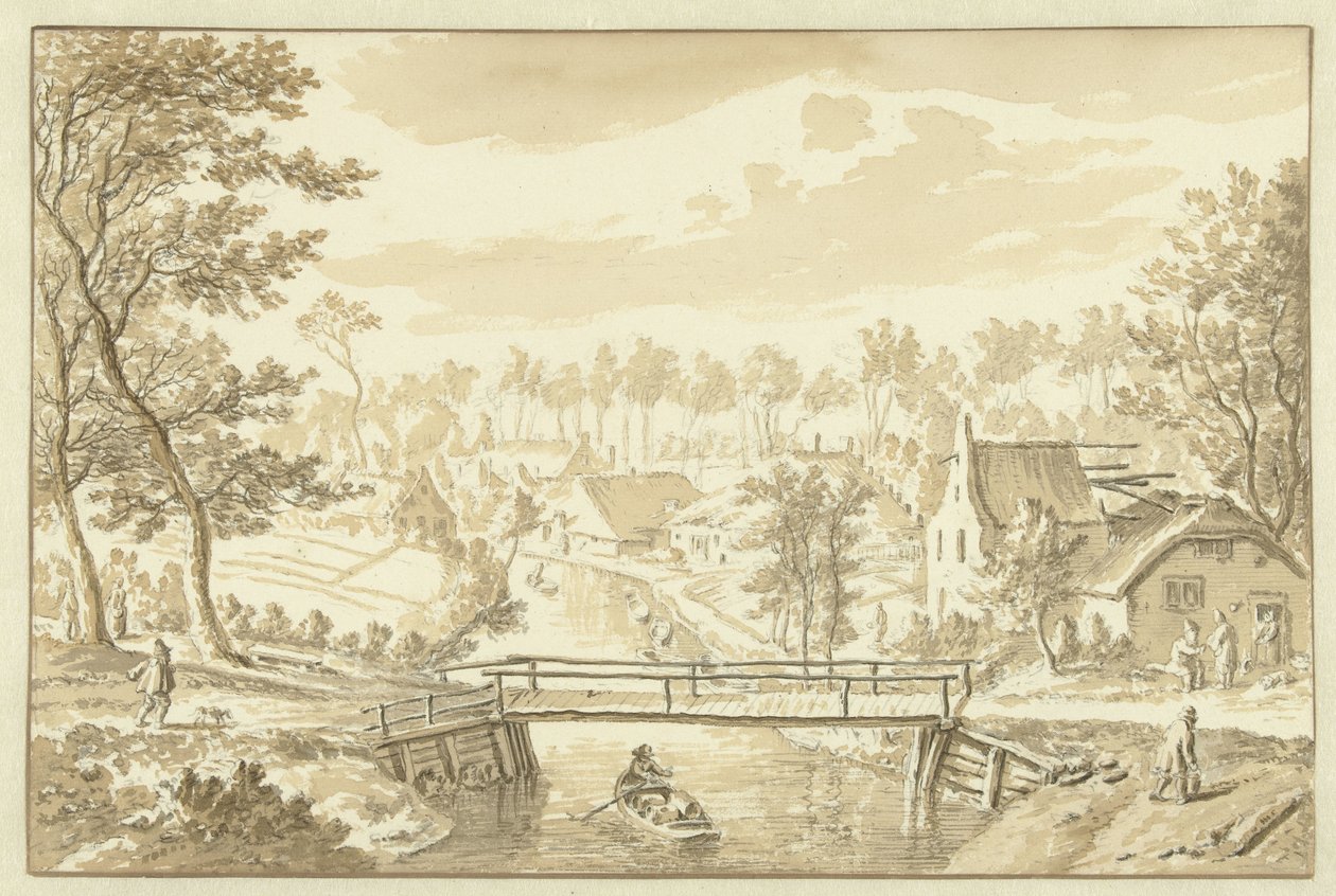 View in Abstede by Abraham Rademaker