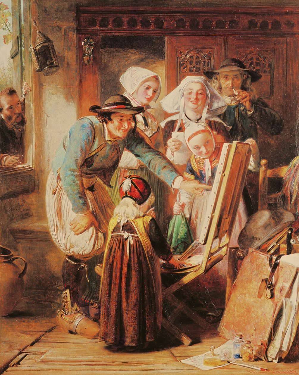 Art Critics in Brittany by Abraham Solomon