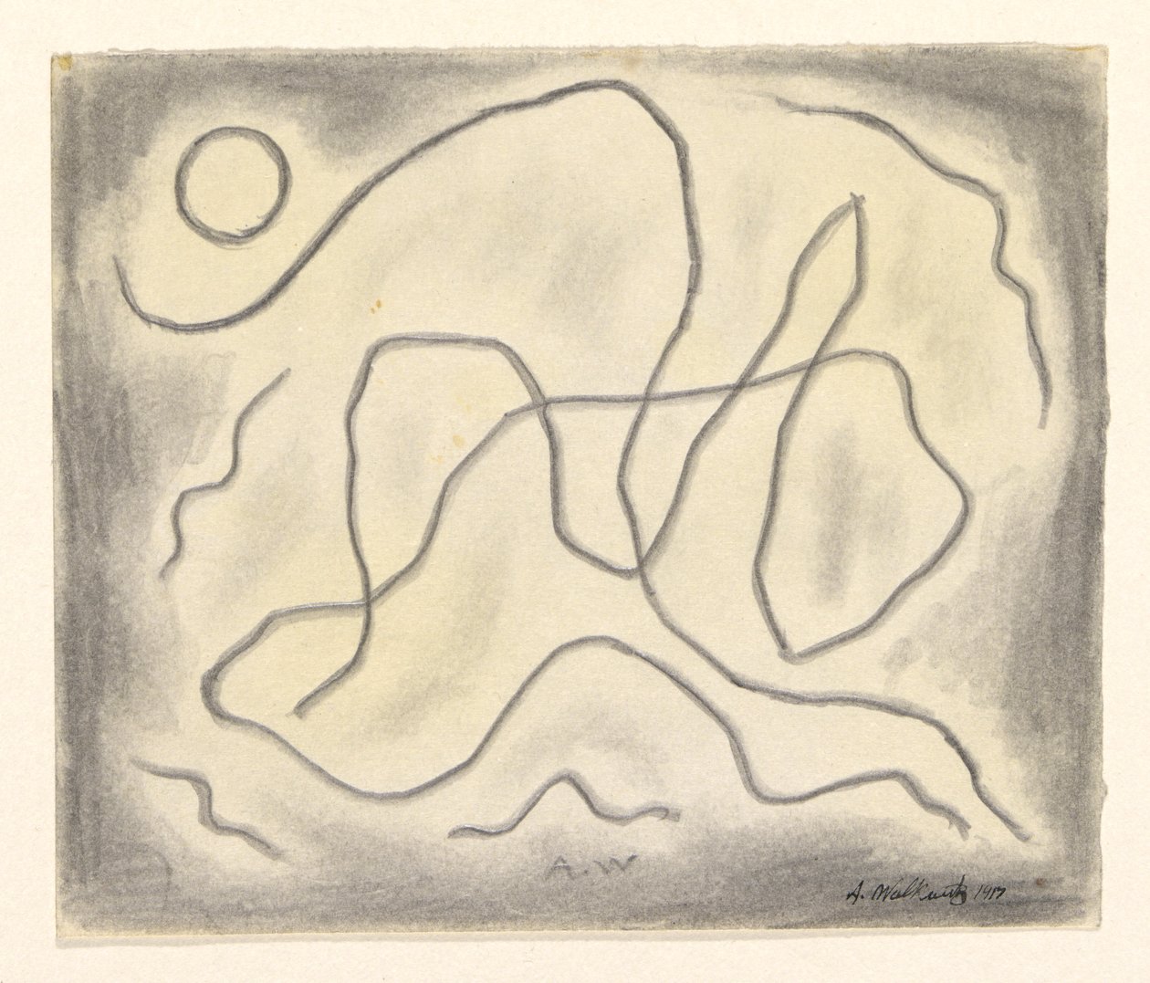 Rhythmic Lines: Dance Abstraction by Abraham Walkowitz