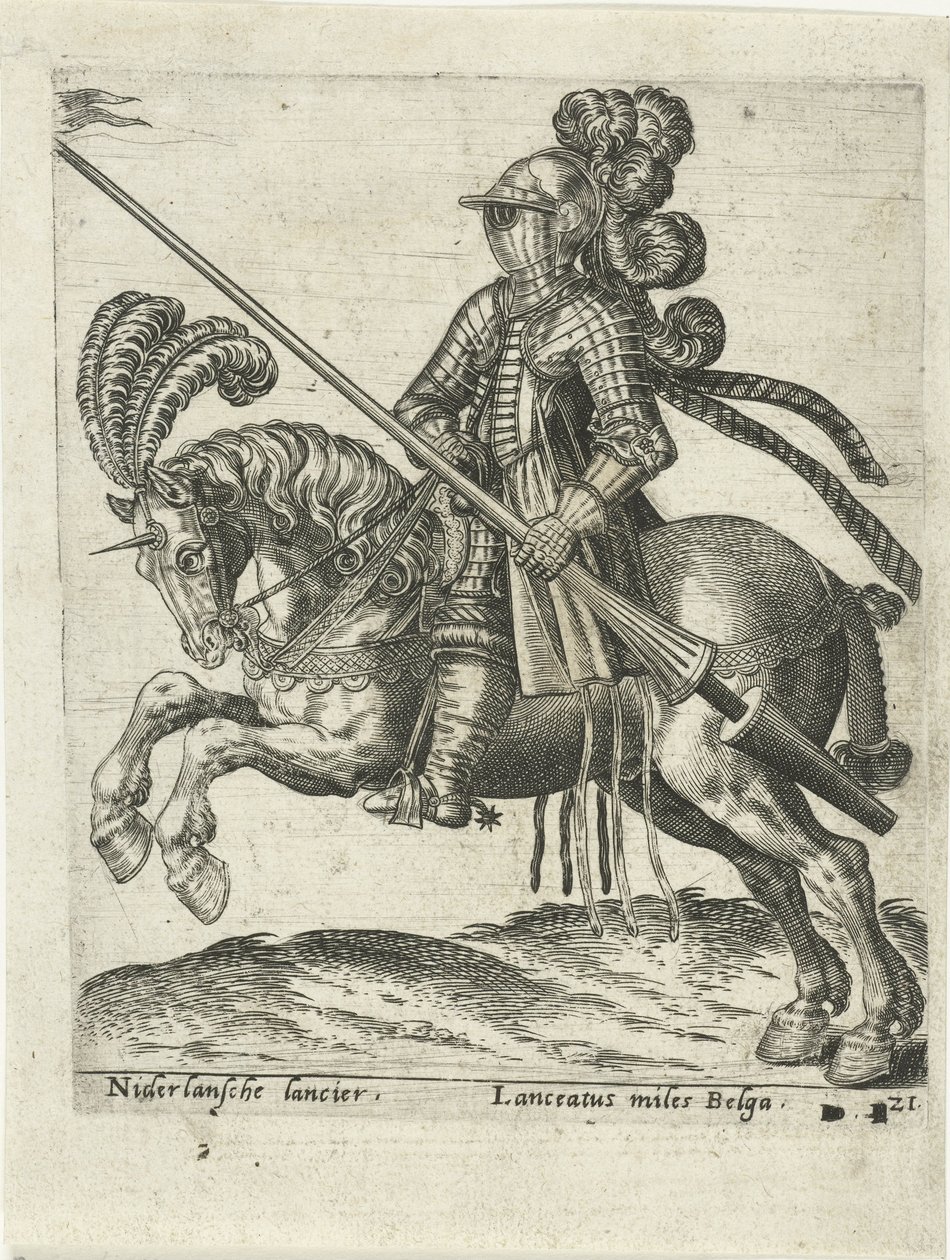 Dutch Lancer by Abraham de Bruyn (attributed to)