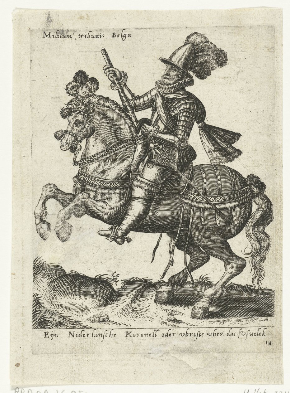 Dutch Rider-Commander by Abraham de Bruyn (attributed to)